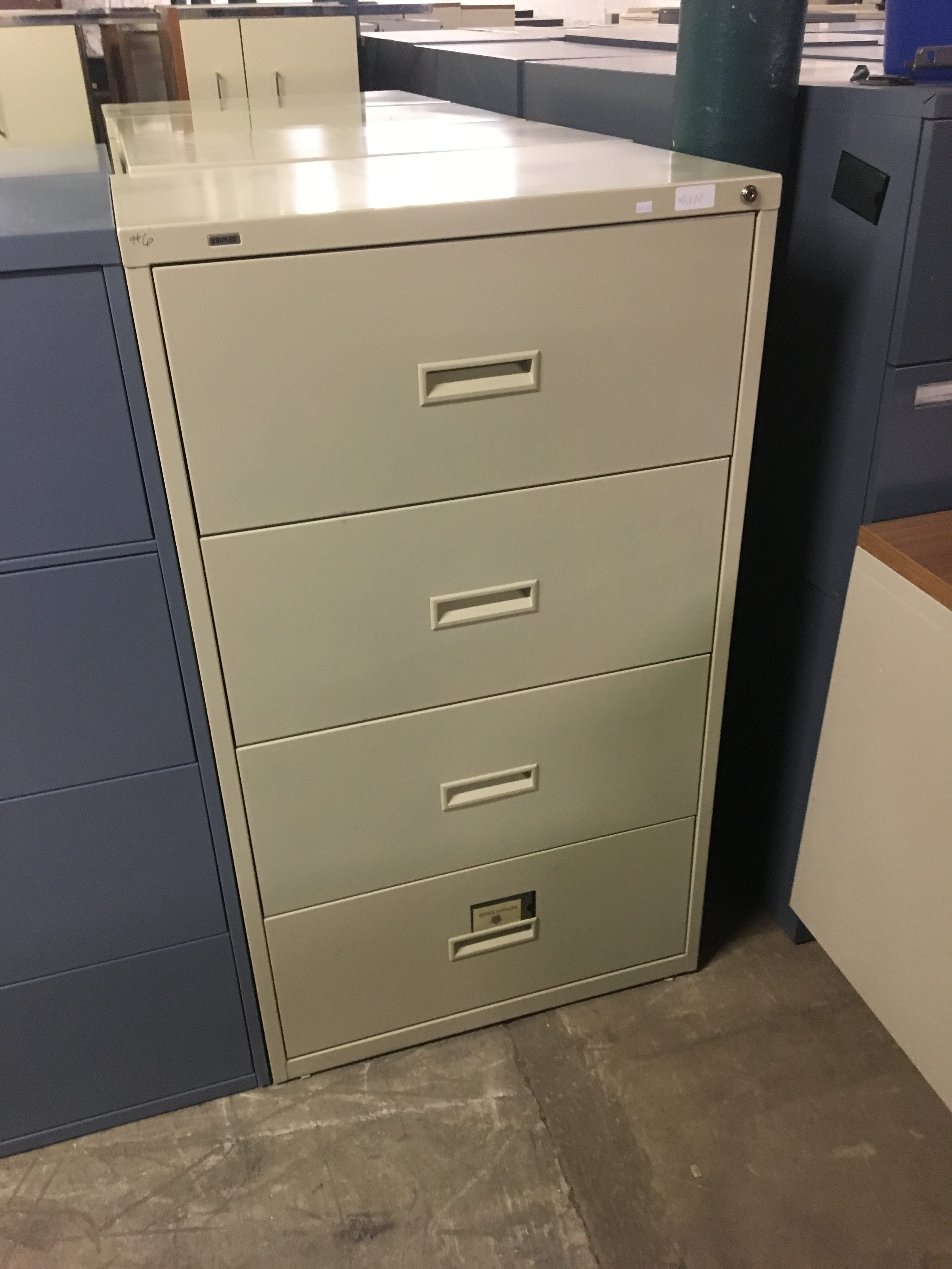 Hon 500 Series 4 Drawer Lateral File Cabinet Putty Surplus Office in dimensions 3024 X 4032