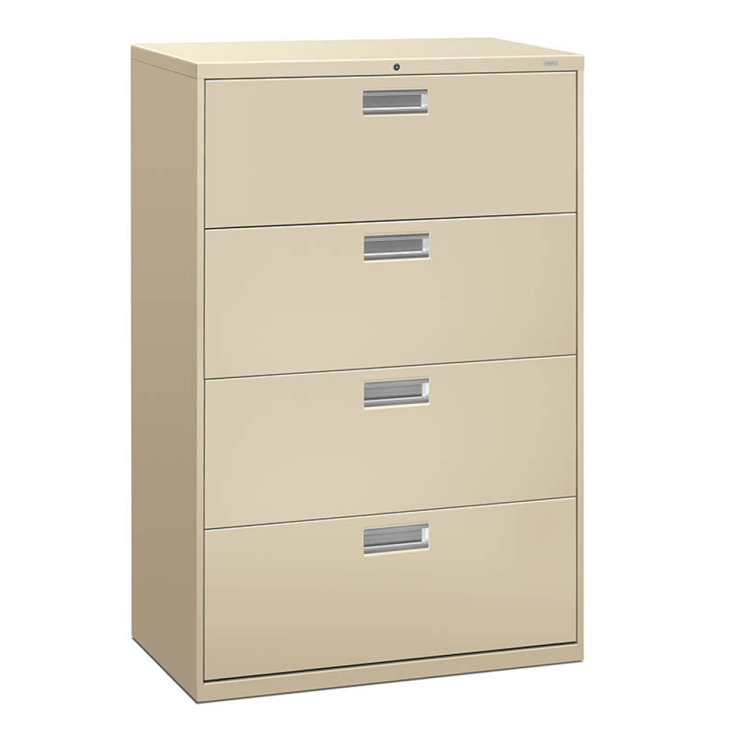 Hon Brigade 4 Drawer Lateral File Cabinet Atwork Office Furniture for sizing 1024 X 1024