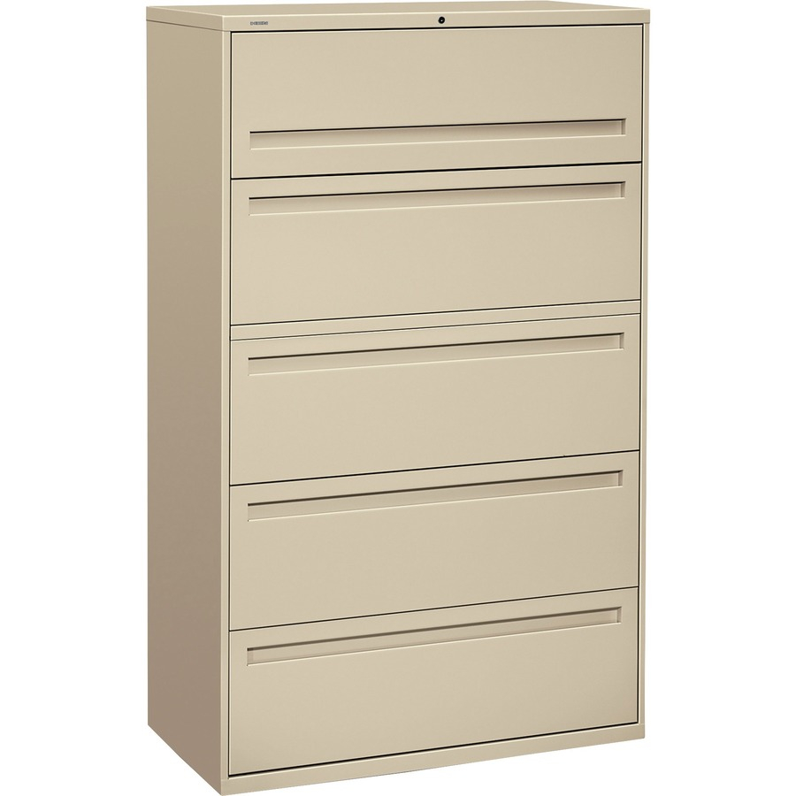 Hon795ll Hon 700 Series Lateral File With Lock Putty Color in sizing 900 X 900