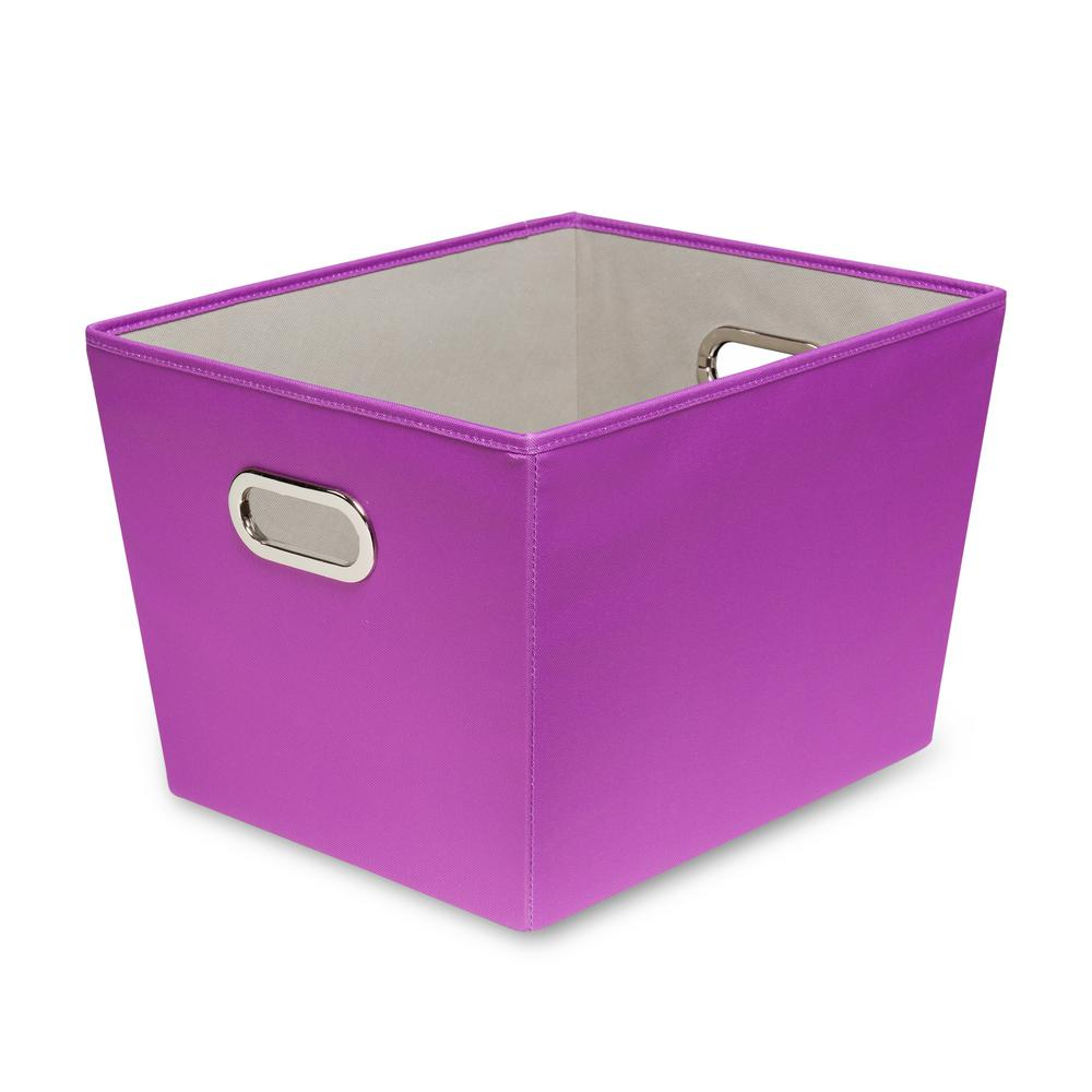 Honey Can Do 1575 In X 108 In Purple Canvas Bin Sft 06856 The within measurements 1000 X 1000