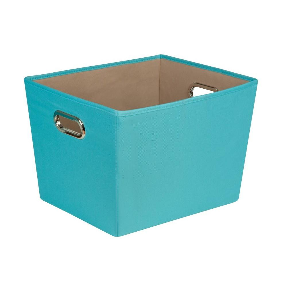 Honey Can Do 383 Qt Medium Decorative Storage Bin With Handles Sft inside size 1000 X 1000