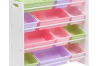 Honey Can Do Kids Toy Organizer With 12 Storage Bins Multicolor throughout proportions 1500 X 1500