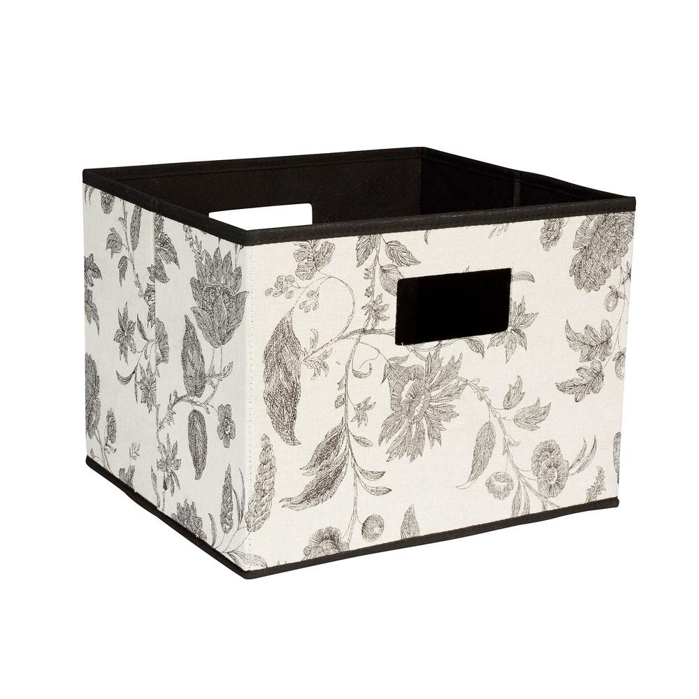 Household Essentials 13 In X 10 In Deluxe Open Storage Bin With in sizing 1000 X 1000