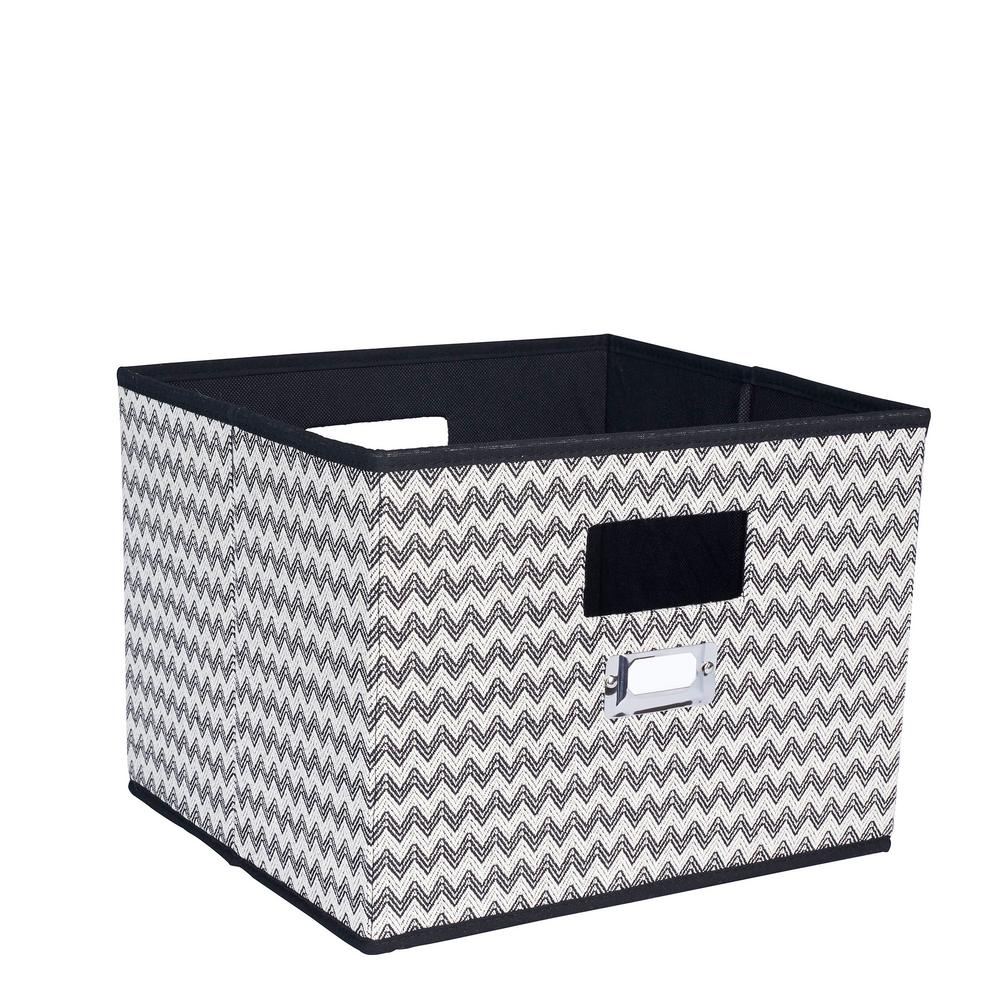 Household Essentials 13 In X 10 In Deluxe Open Storage Bin With intended for proportions 1000 X 1000