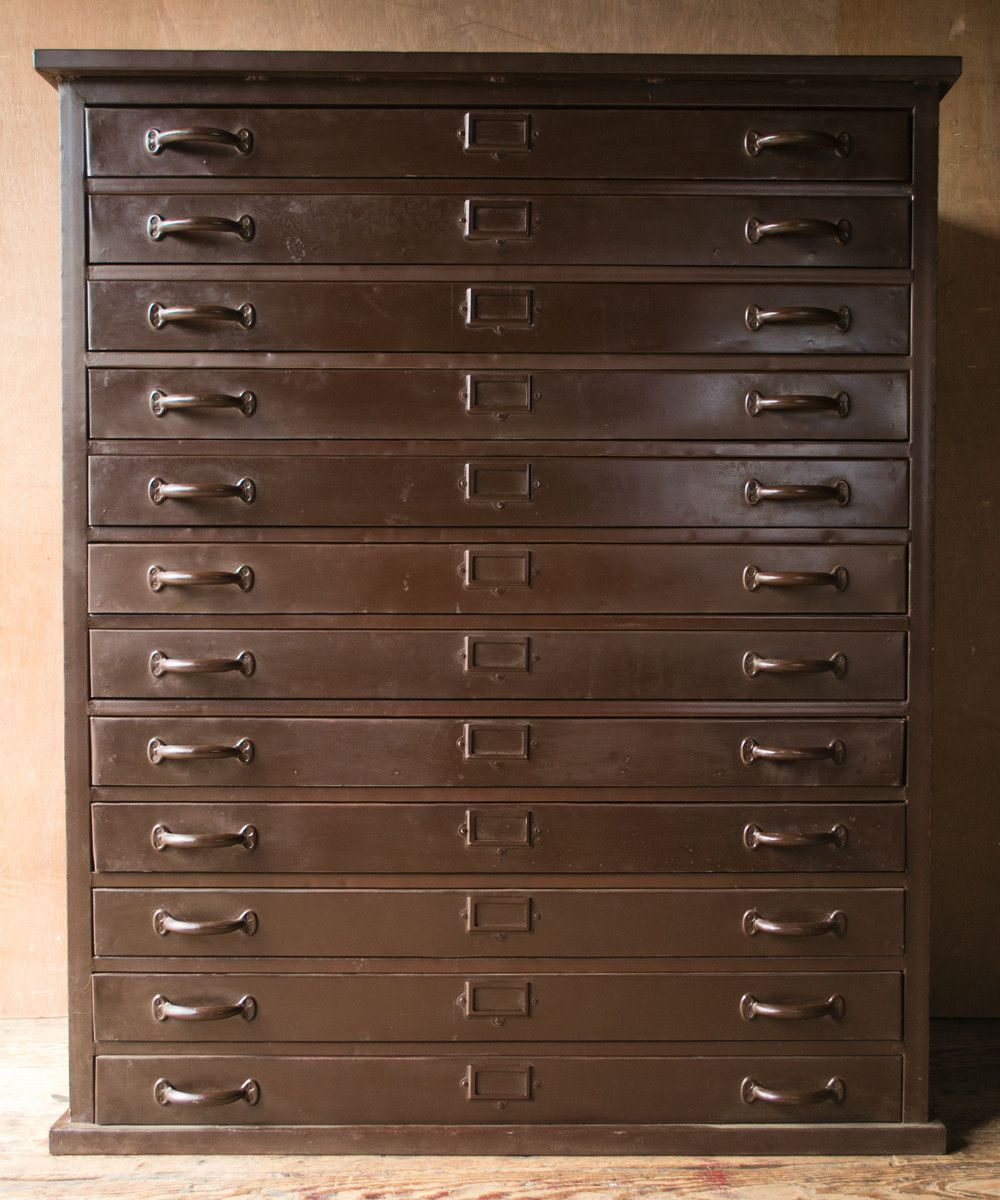 Huge Industrial Office Flat File Cabinet Flat Files Flat File throughout proportions 1000 X 1200