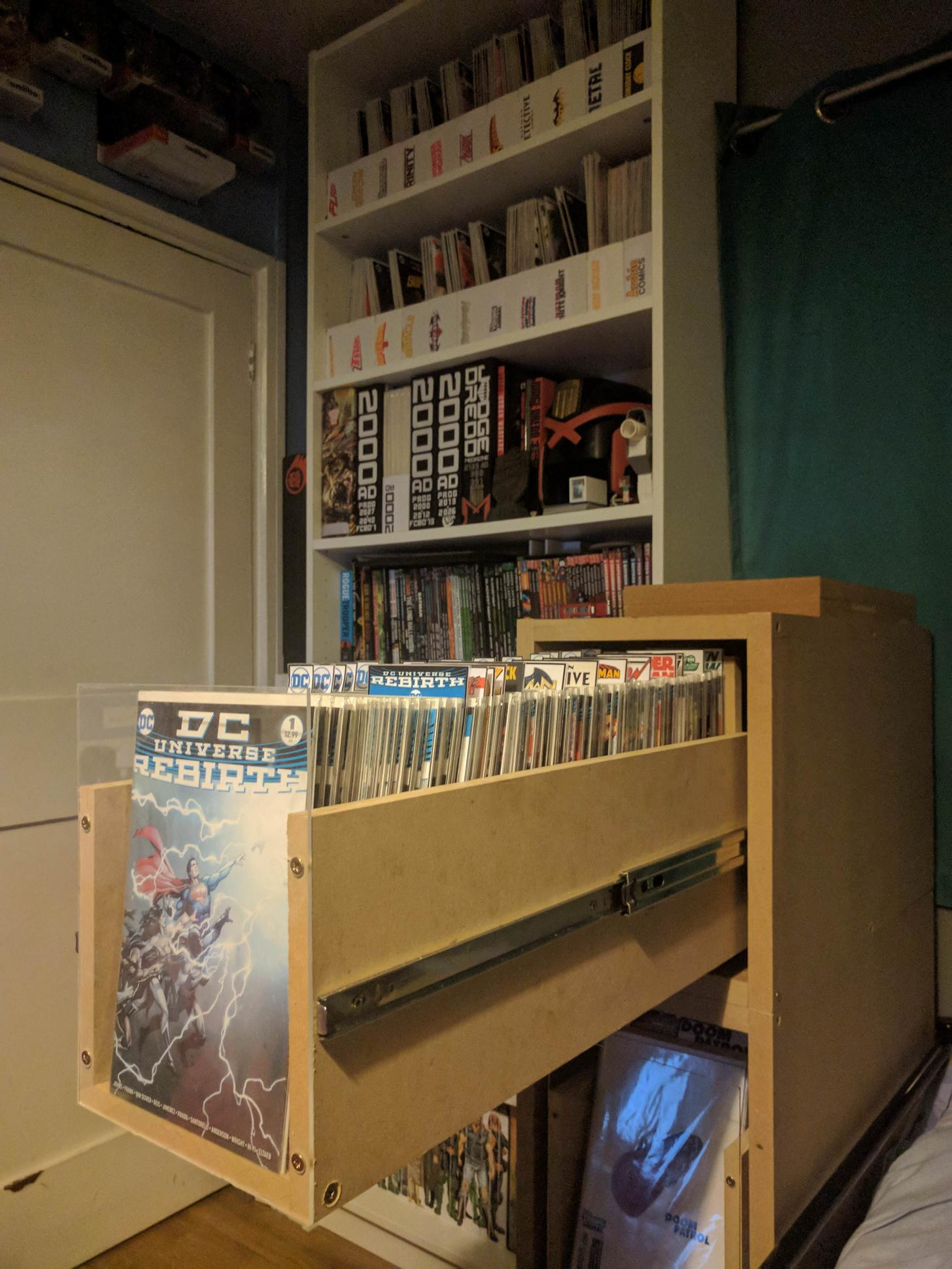 I Finally Upgraded My Comic Book Storage Dccomics for measurements 1456 X 1941