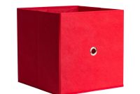 Icube Full Fabric Drawer 125 In X 125 In Red Fabric Storage Bin inside dimensions 1000 X 1000