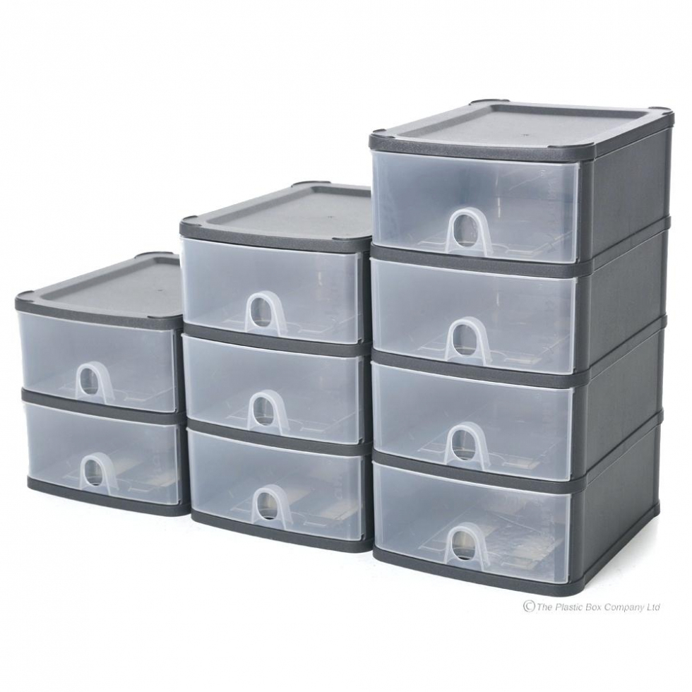 Ideas Stackable Plastic Storage Bins With Drawers Drawer regarding sizing 980 X 980