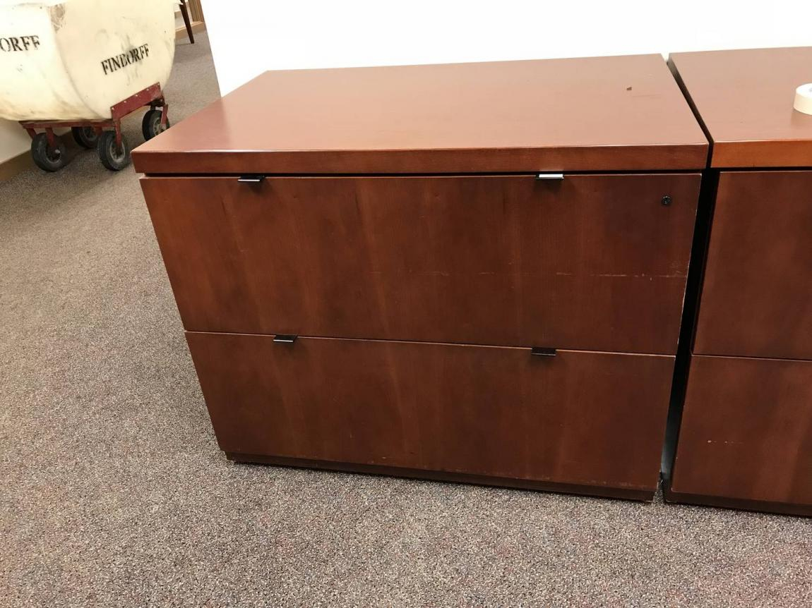 Images Of Kimball Mahogany 2 Drawer Lateral Filing Cabinet 36 Inch within measurements 1150 X 862