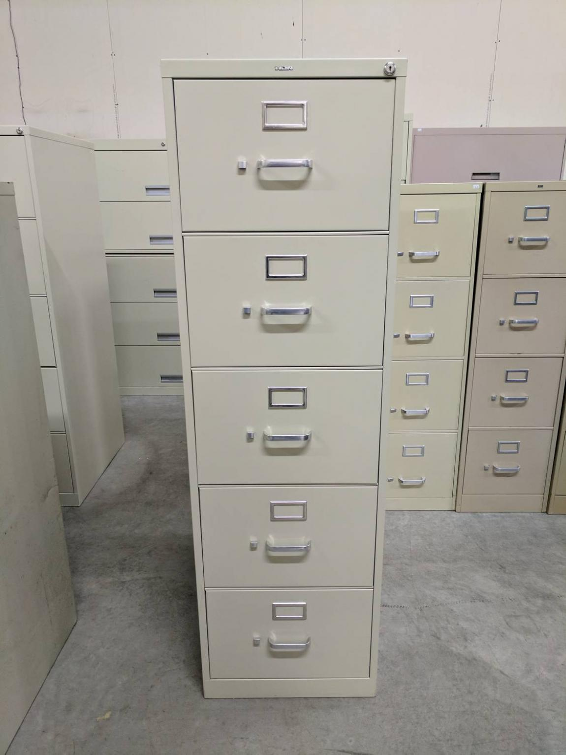 Images Of Putty Hon 5 Drawer Vertical Legal File Cabinet with regard to proportions 1150 X 1533