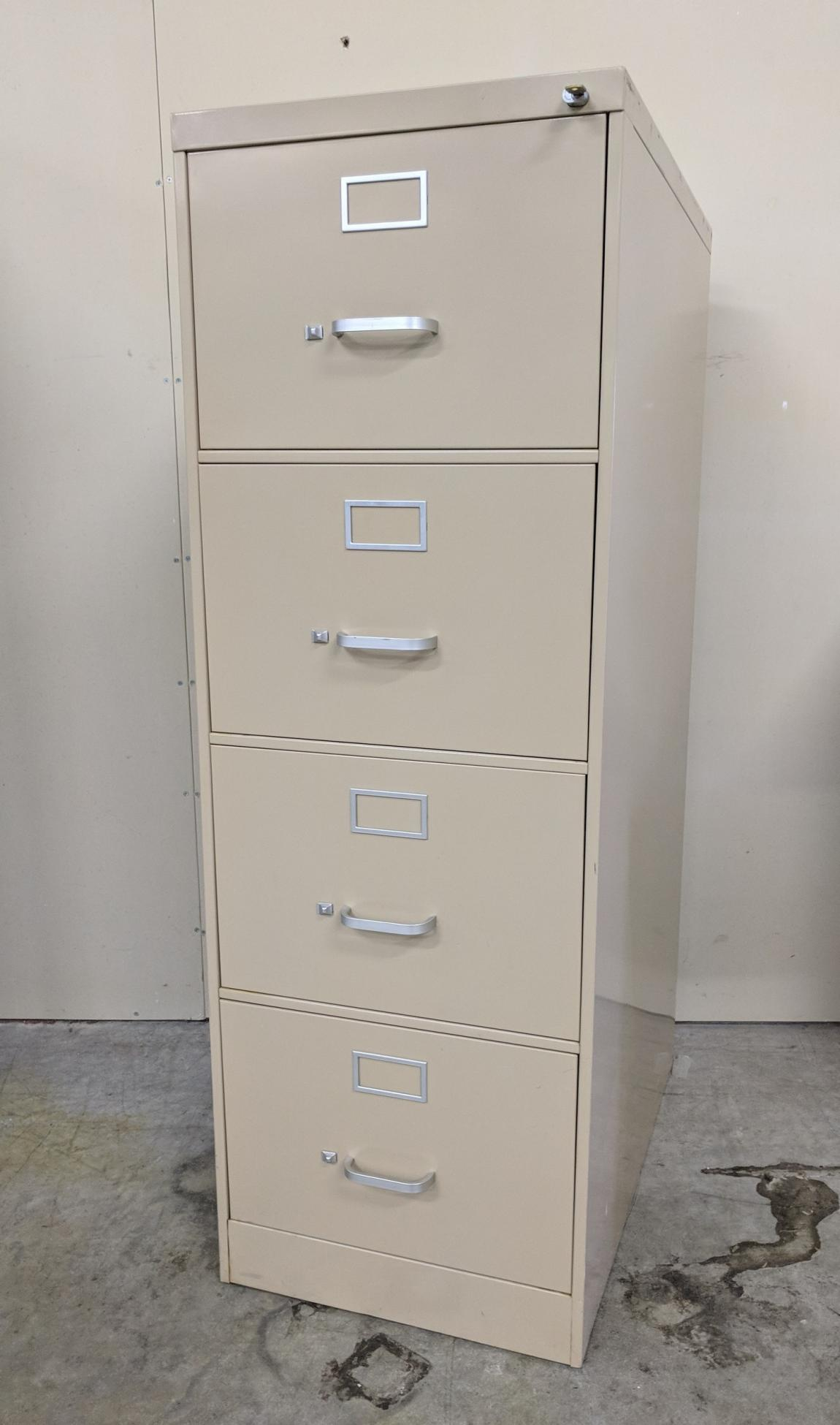 Images Of Tan 4 Drawer Vertical Legal File Cabinet in size 1150 X 1950