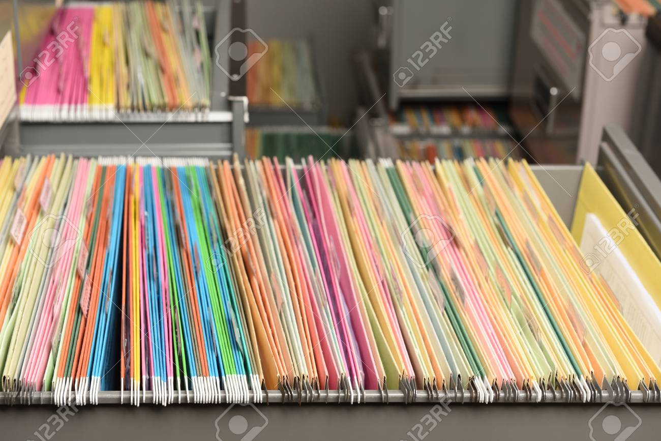Important Documents Arranged In A File Placed In A Filing Cabinet for sizing 1300 X 867