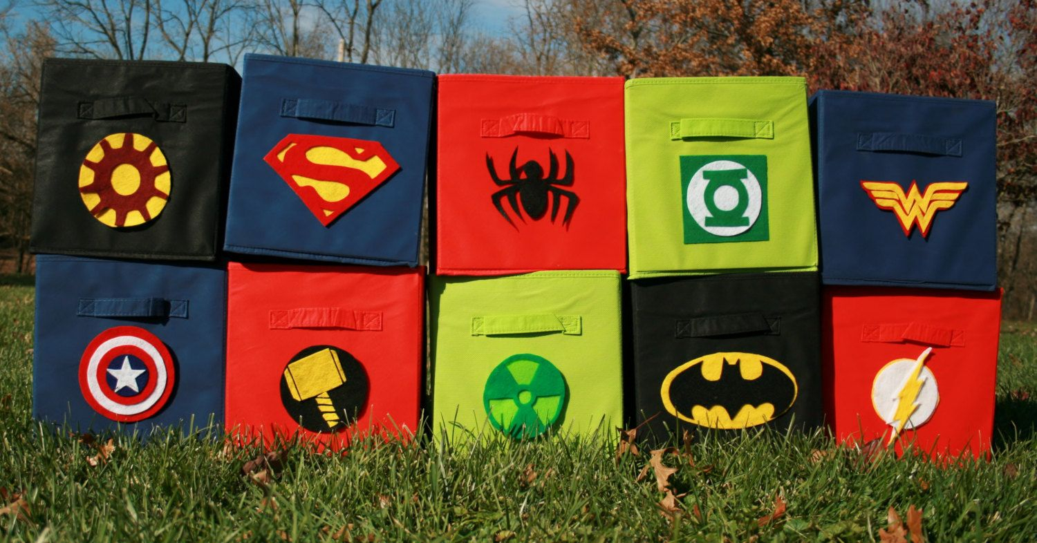 Individual Superhero Symbols For Storage Bins Single Symbol with dimensions 1500 X 786