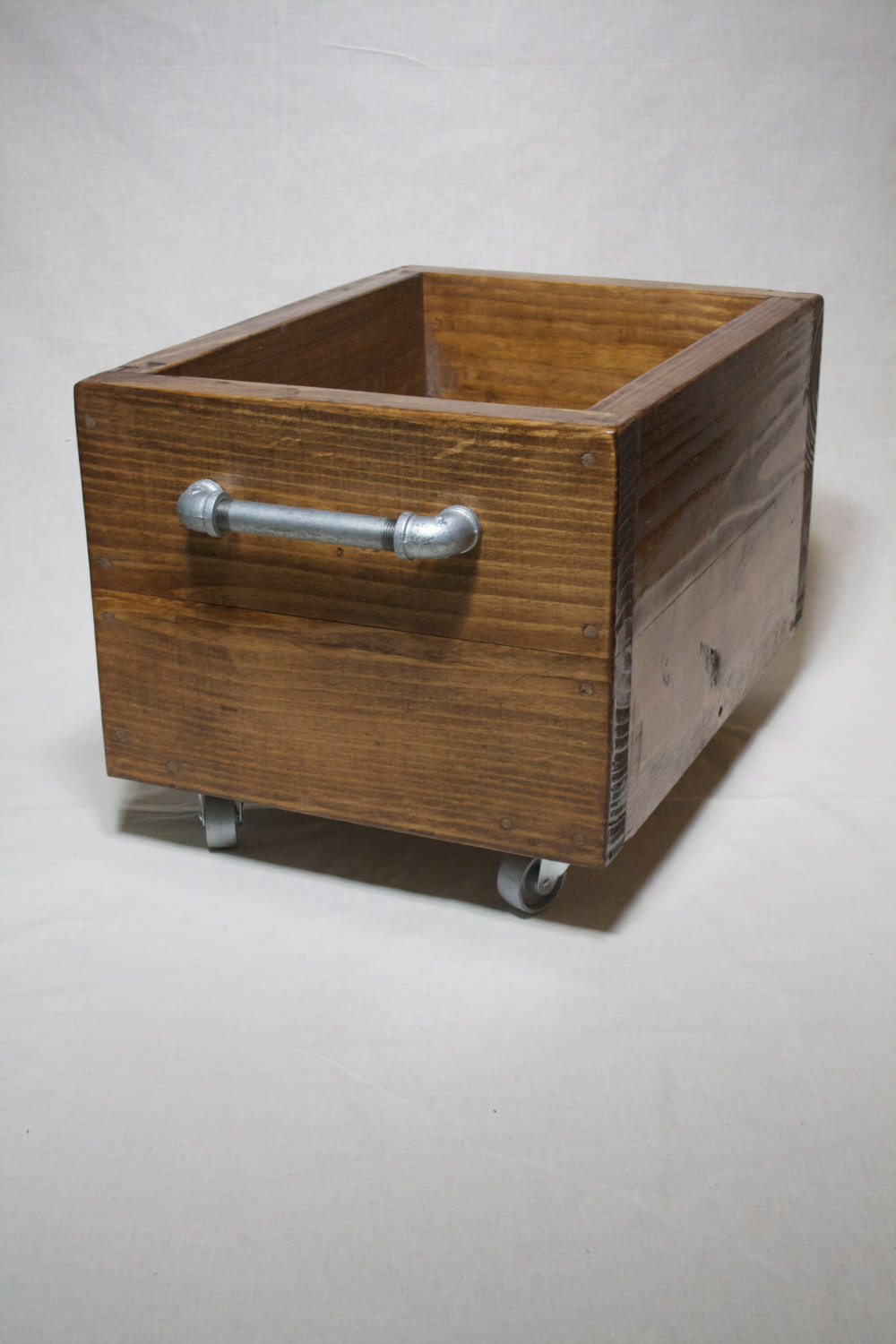 Industrial Storage Box On Wheels Wood Storage Bin On Casters intended for sizing 1000 X 1500