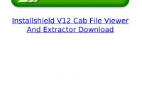 Installshield V12 Cab File Viewer And Extractor Download inside proportions 1059 X 1497