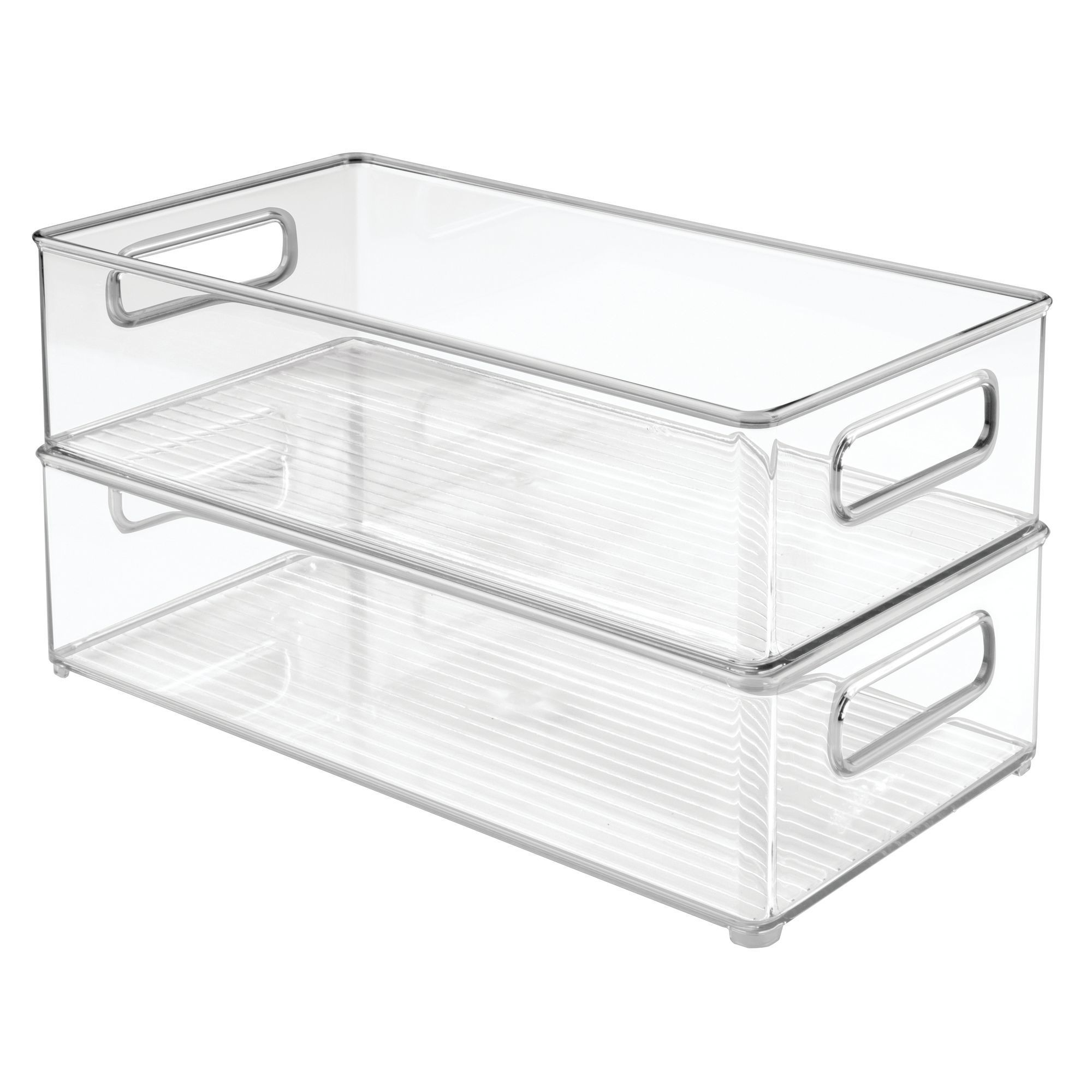 Interdesign Storage Bins 14x8 2pk Clear In 2019 Products Food in size 2000 X 2000