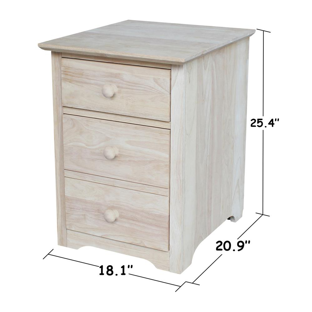 International Concepts Solid Wood Ready To Finish Rolling File regarding proportions 1000 X 1000