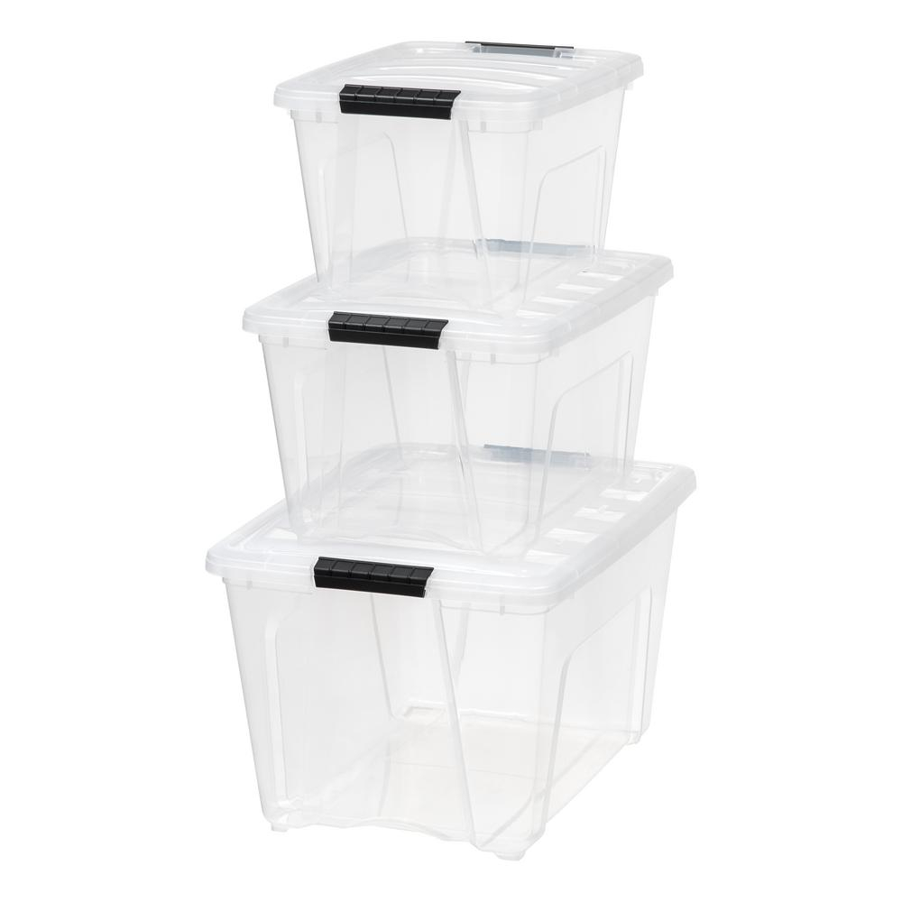 Iris 19 Qt 3175 Qt And 54 Qt Stack And Pull Storage Box In intended for dimensions 1000 X 1000