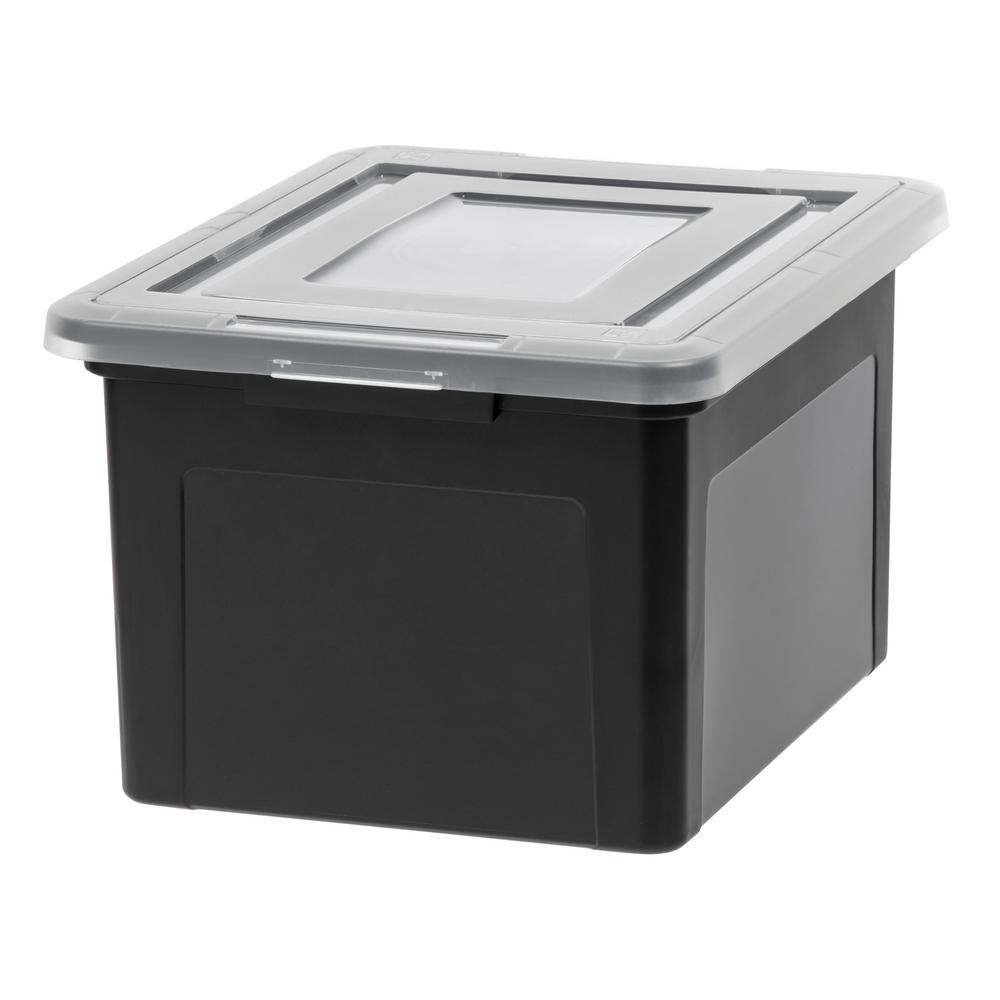 Iris 35 Qt Dual Purpose Letter And Legal Size File Storage Box In with sizing 1000 X 1000