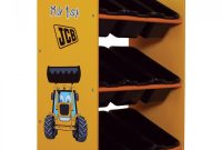 Jcb Yellow Childrens Digger 9 Bin Storage Unit regarding sizing 1200 X 1200