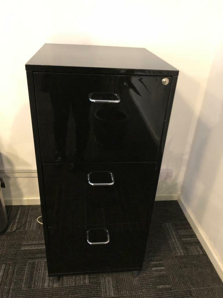 John Lewis Black Gloss 3 Drawer Filing Cabinet In Oad for dimensions 768 X 1024