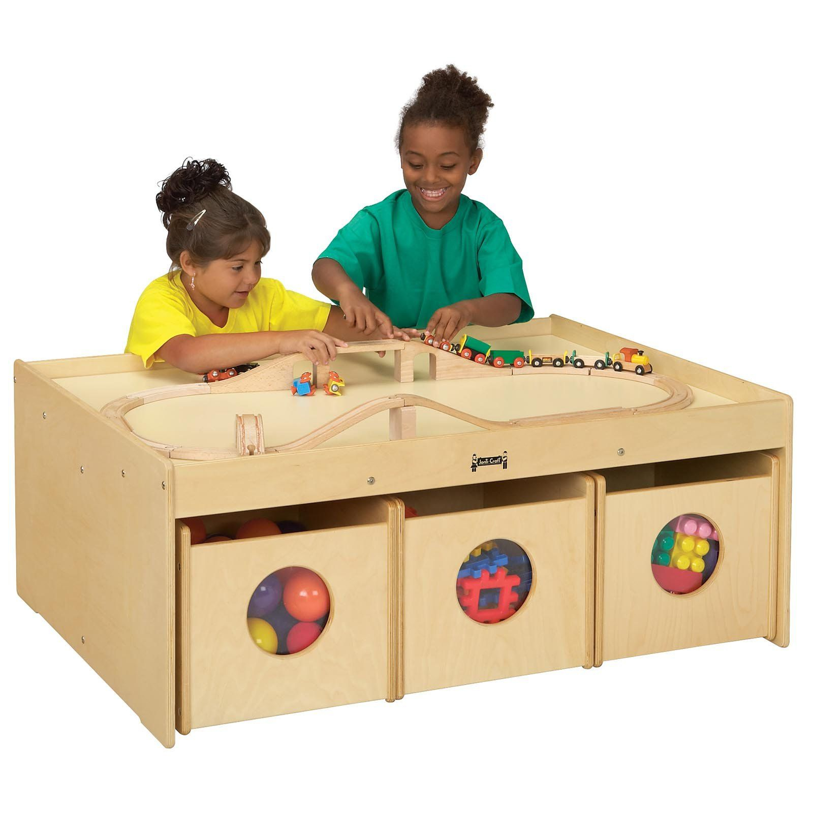 Jonti Craft Kydz Activity Table With 6 Bins Products Play Table regarding sizing 1600 X 1600