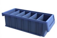 Kargo Master 5 Wide Stackable Dividable Plastic Bin 40330 for proportions 1024 X 768