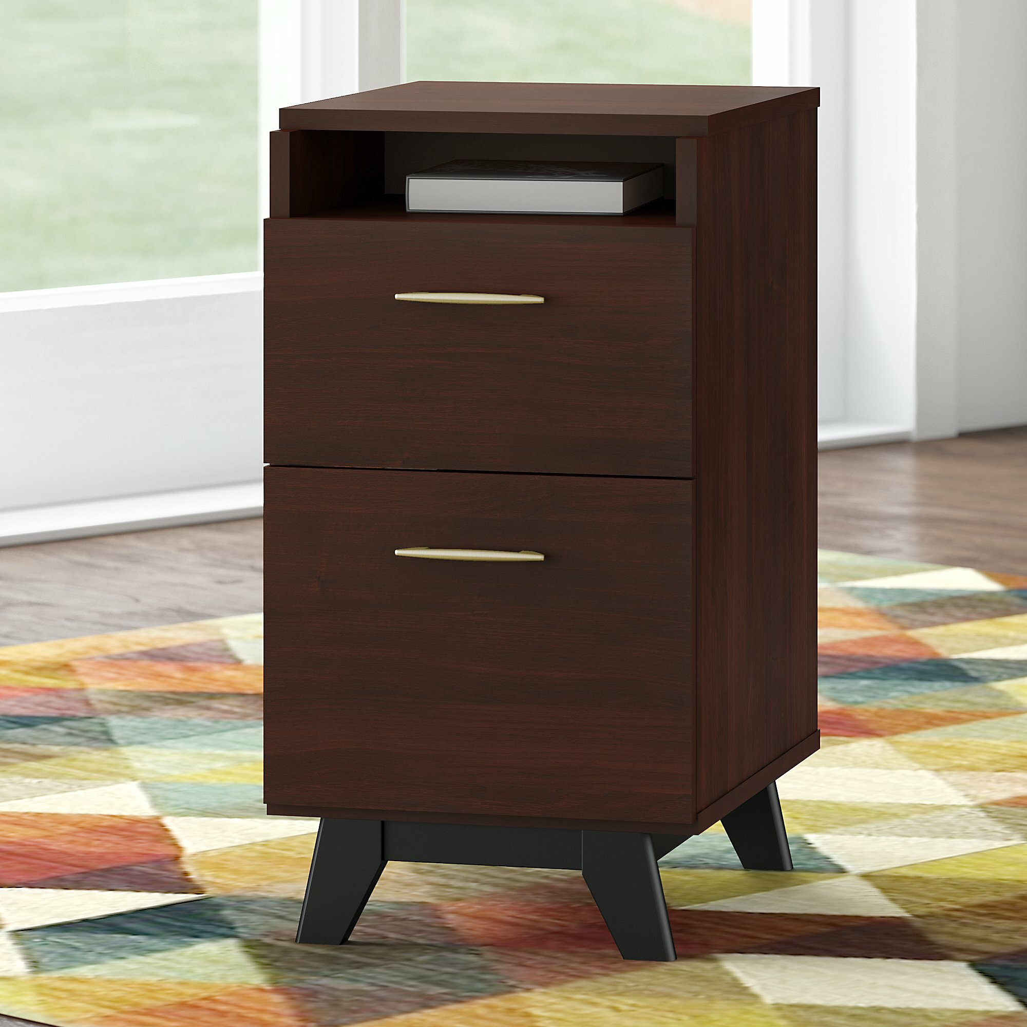 Kathy Ireland Office Bush Centura 2 Drawer Vertical Filing regarding measurements 2000 X 2000