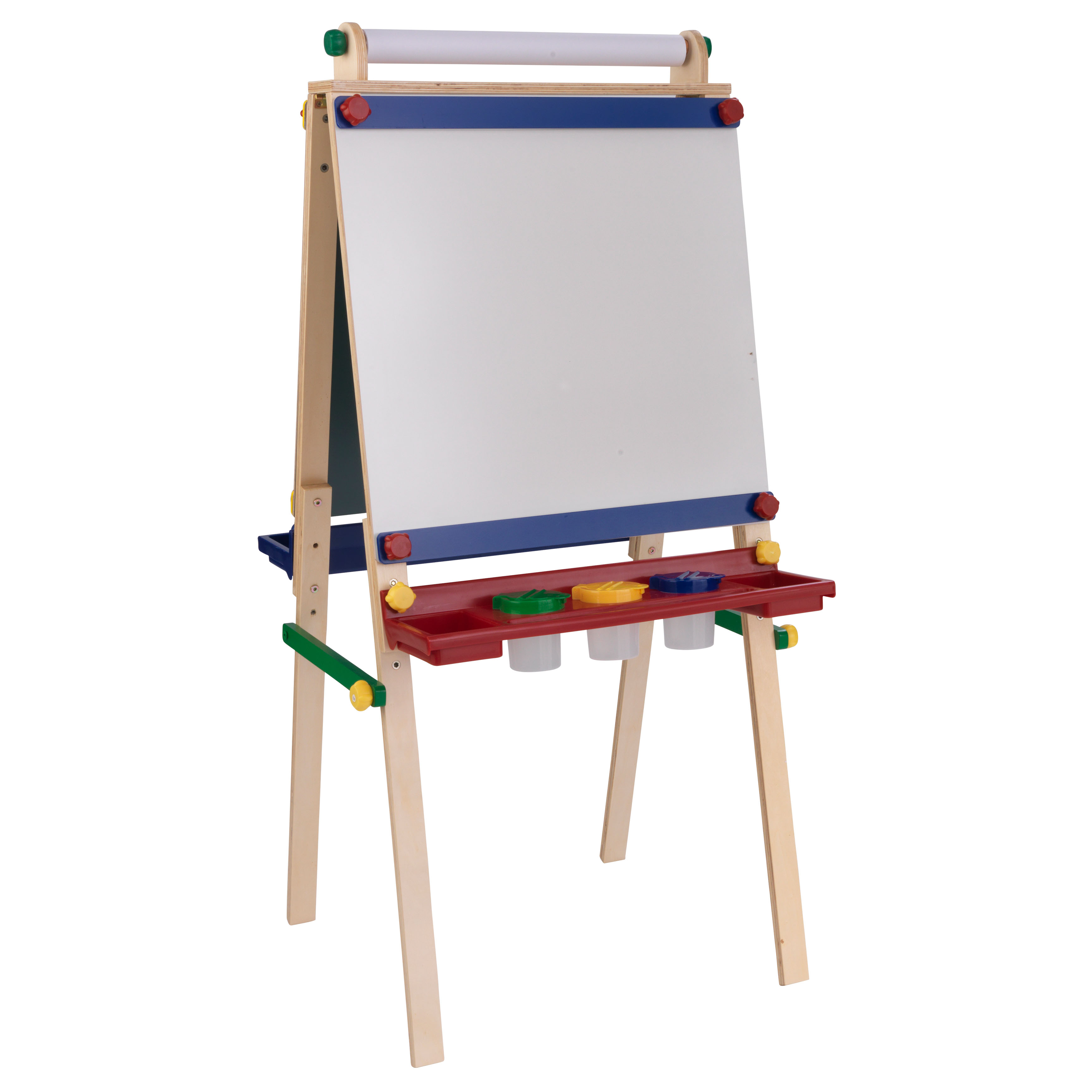 Kidkraft Wooden Artist Easel With Paper Roll With Paper Roll Three within sizing 3480 X 3480