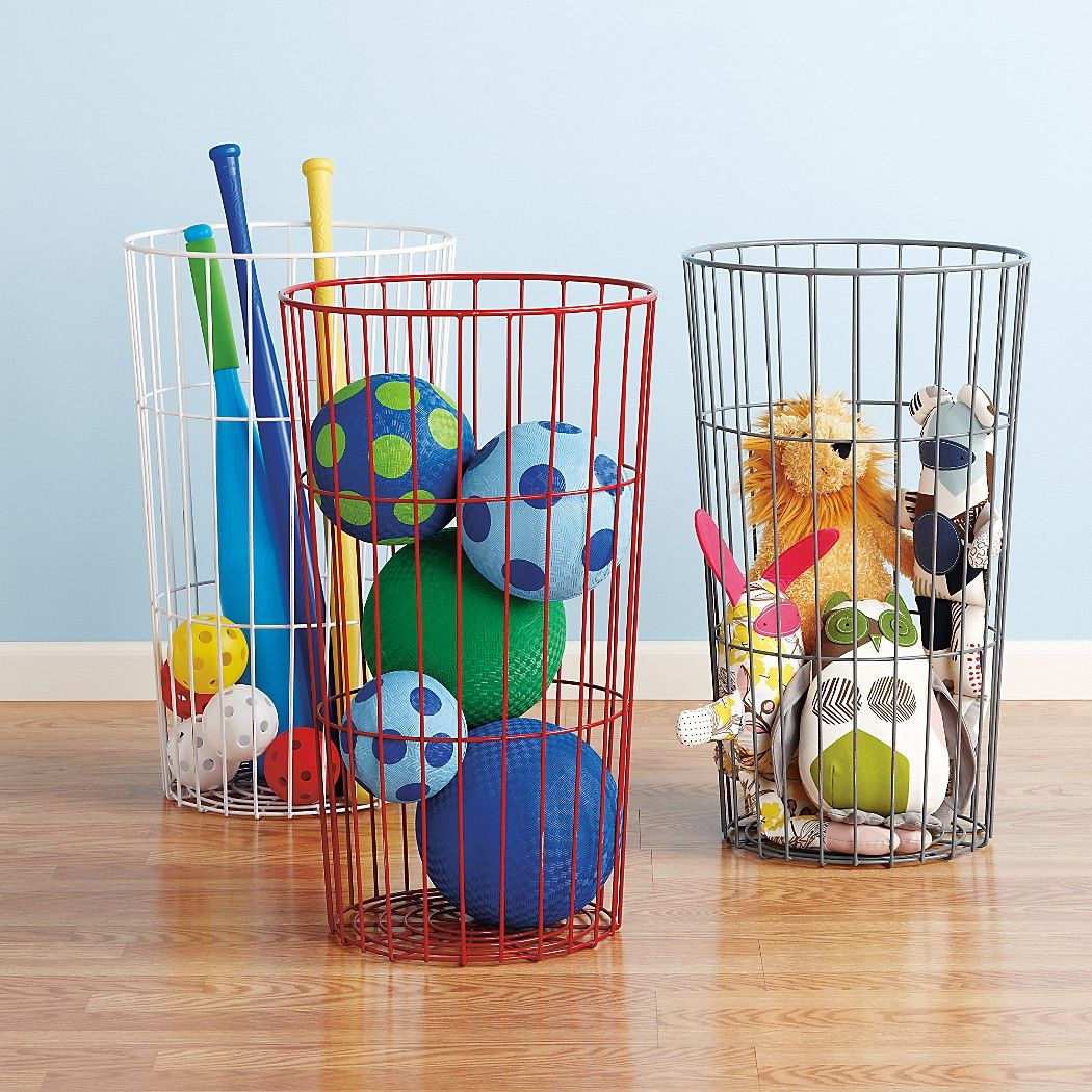 Kids Flea Market Wire Ball Bins Crate And Barrel Home Toy pertaining to proportions 1050 X 1050