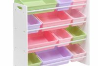 Kids Toy Organizer Pastel Storage Bin Children Play Bed Room White intended for proportions 1000 X 1000