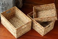 Kingwillow Storage Baskets Containers Natural Water Hyacinth regarding size 1000 X 1000