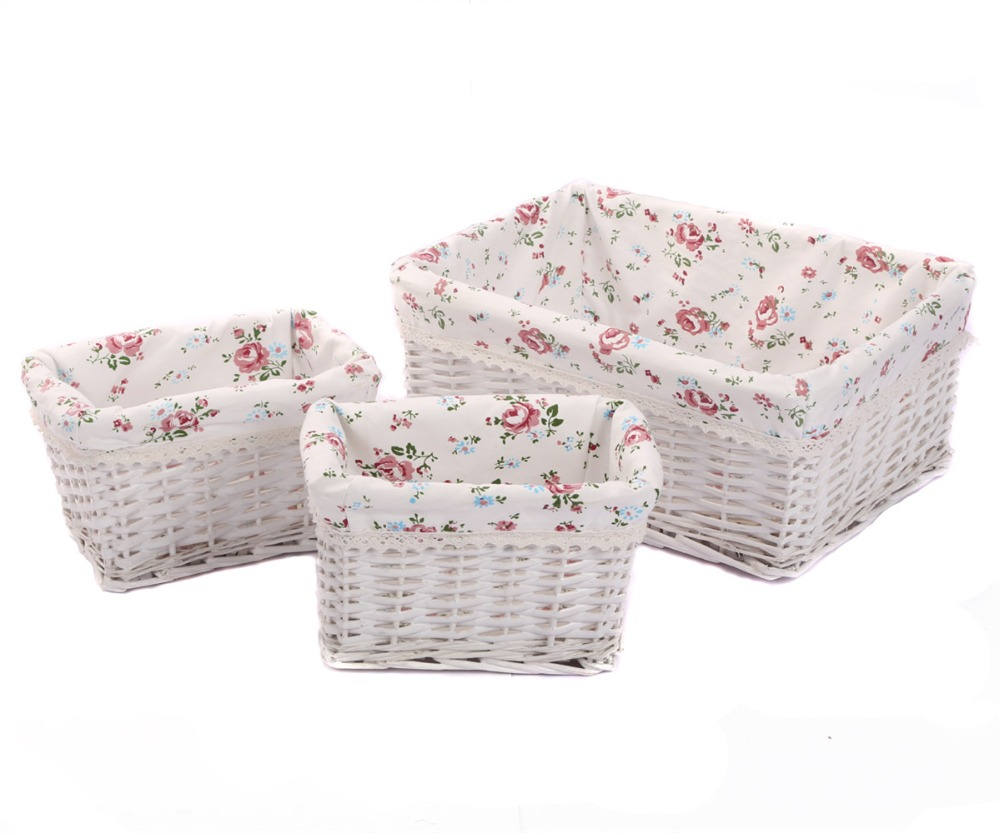 Kingwillowwoven Wicker Storage Baskets Bins Rectangular for sizing 1000 X 833