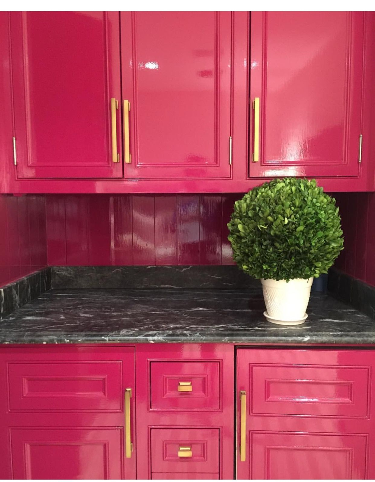 Kirsten Kelli Hot Pink Lacquer Cabinets H O M E Painted File throughout dimensions 1242 X 1598