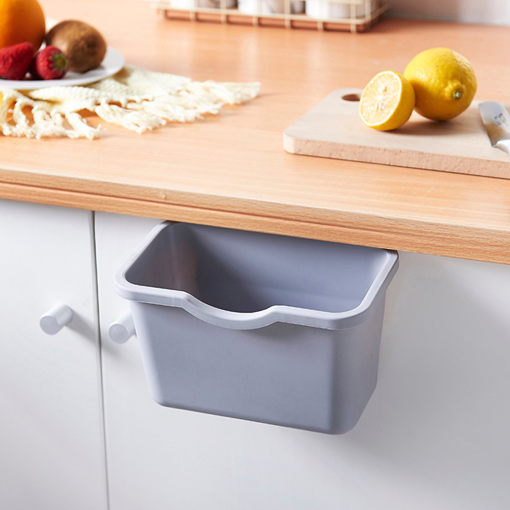 Kitchen Cabinet Door Hanging Trash Garbage Bin Can Plastic Rubbish pertaining to size 1000 X 1000