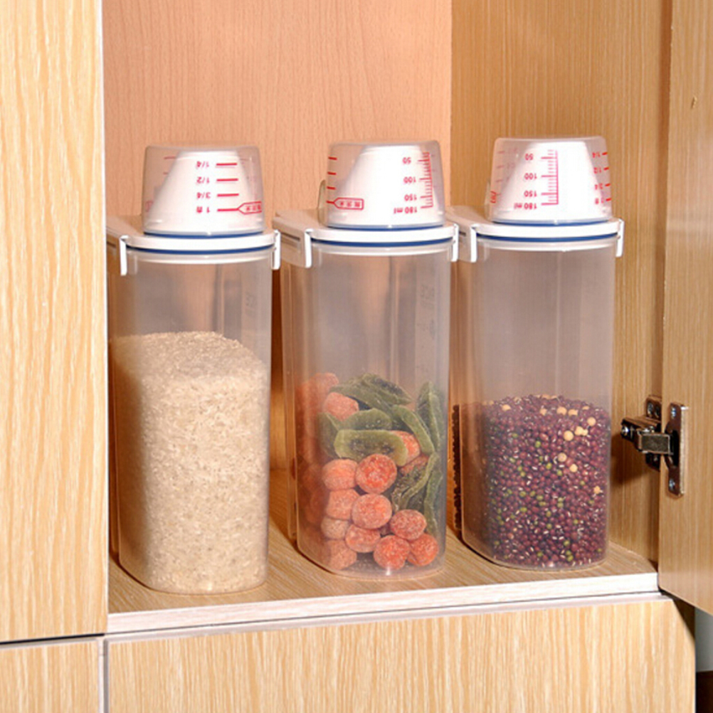 Kitchen Containers Plastic Moistureproof Transparent Sealed Crisper pertaining to measurements 1002 X 1002