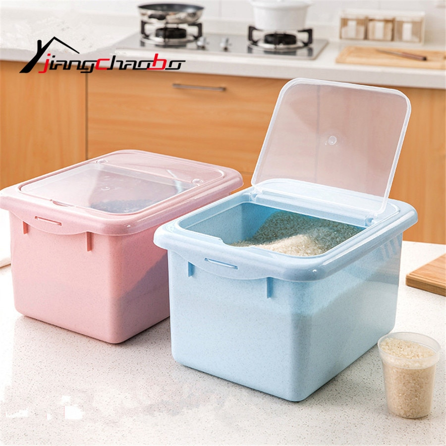 Kitchen Storage Organizer Rice Storage Container Rice Holder Box intended for measurements 900 X 900