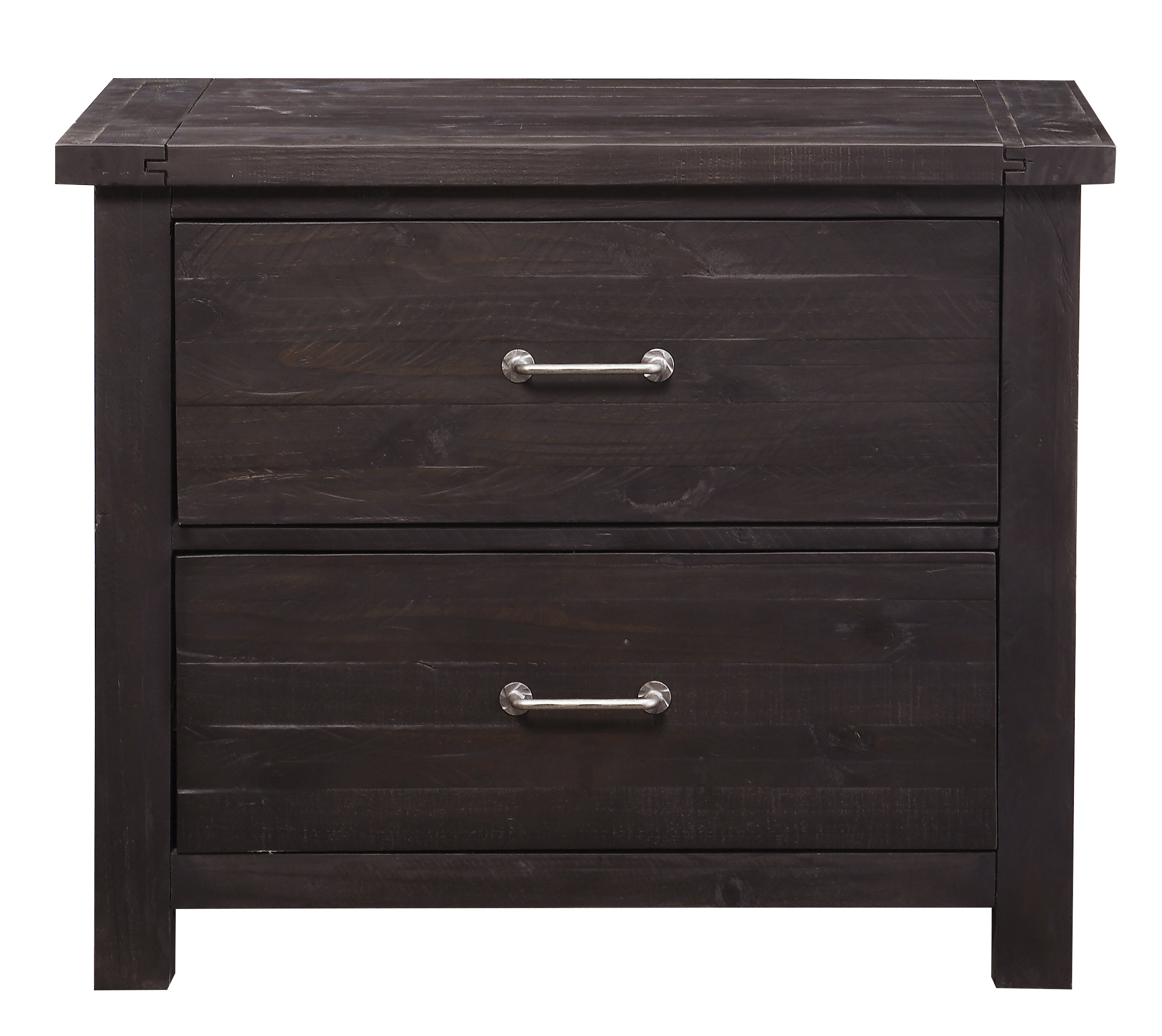 Langsa Solid Wood 2 Drawer Lateral Filing Cabinet Allmodern inside size 2572 X 2292