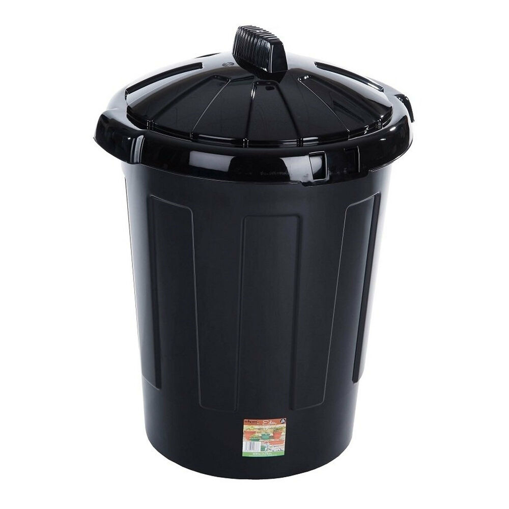 Large 80 Litre Plastic Bin Rubbish Waste Dustbin Outdoor Animal Feed within measurements 1000 X 1000