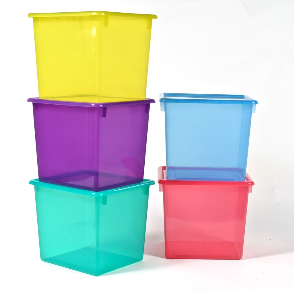 Large Colored Plastic Storage Containers Organize 1299 for size 1000 X 1000