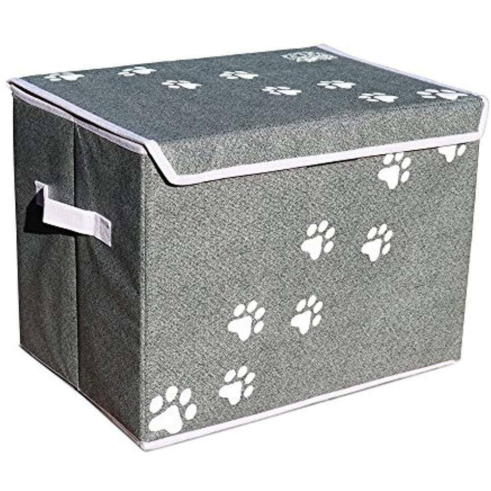 Large Dog Toys Storage Box 16 12 Pet Basket With Lid Perfect pertaining to size 1000 X 1000