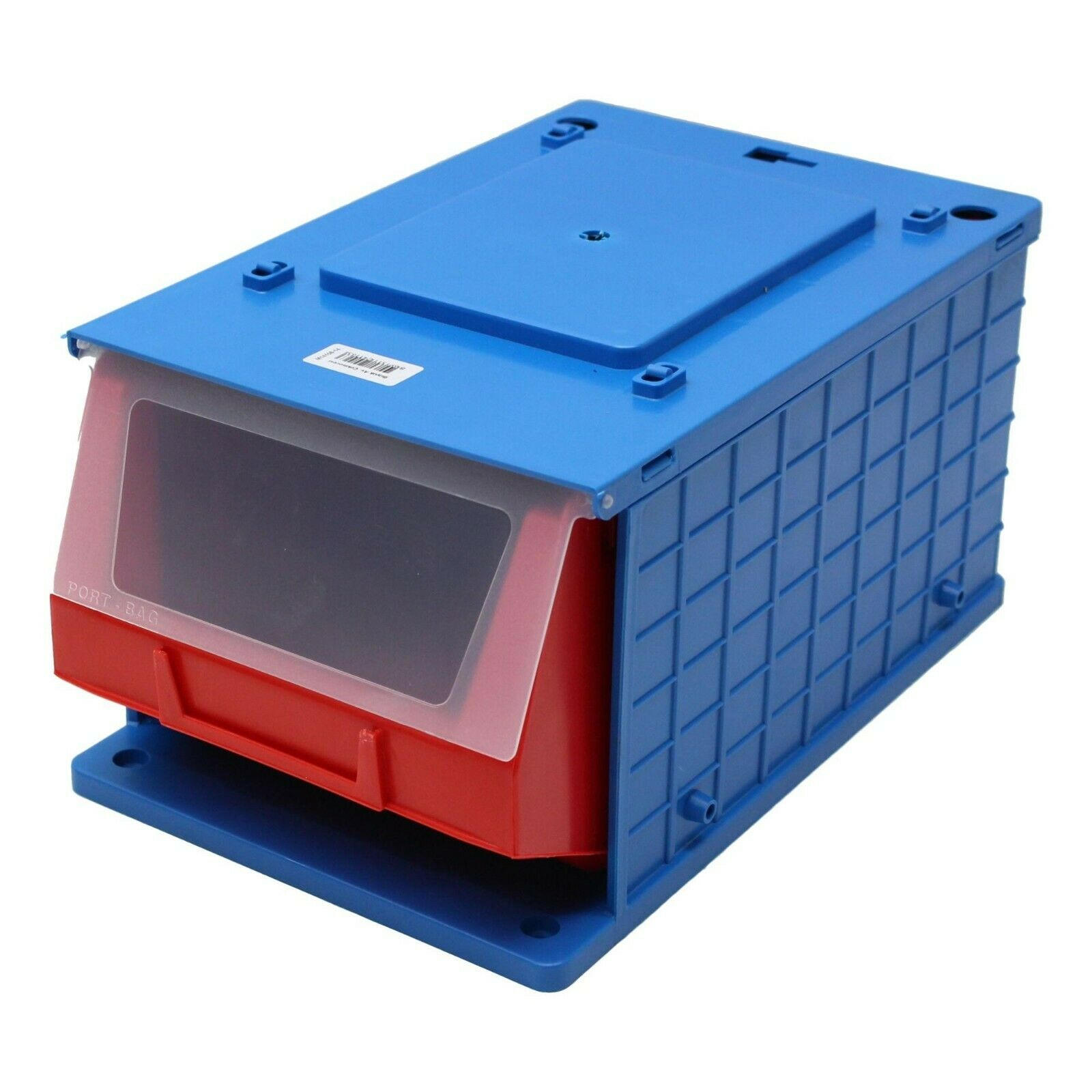 Large Stackable Dust Resistant Covered Plastic Parts Storage Bin within size 1600 X 1600