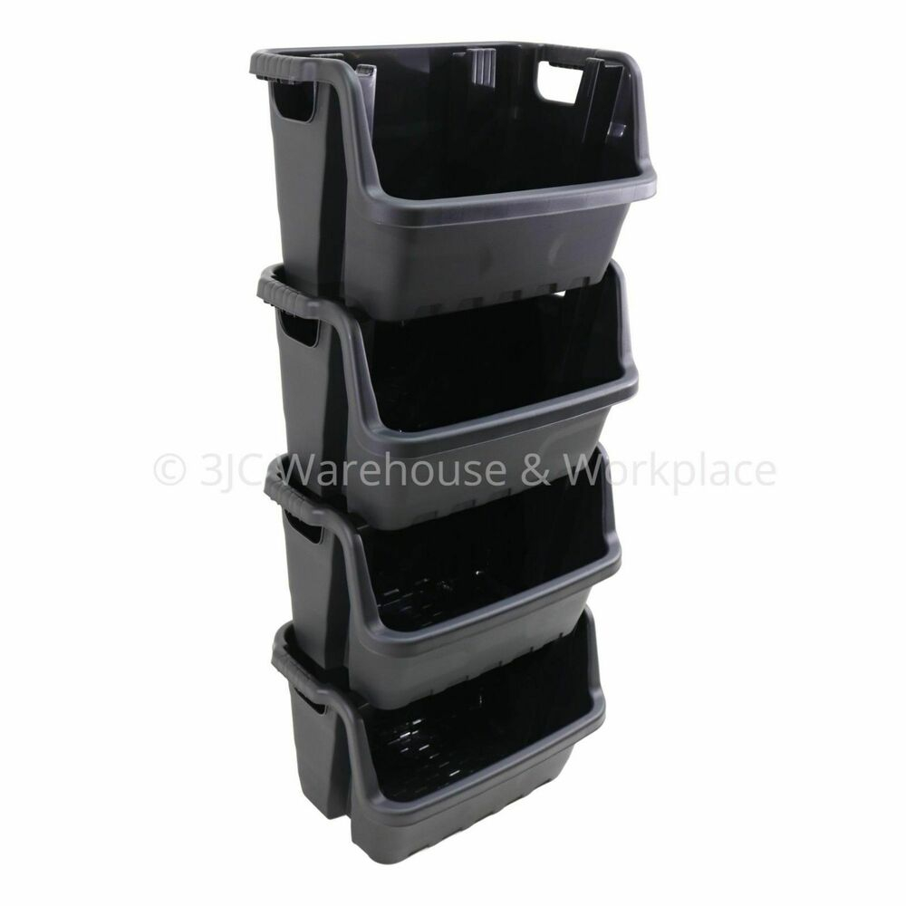 Large Stackable Warehouse Plastic Retail Display Pick Bins Bin with regard to size 1000 X 1000