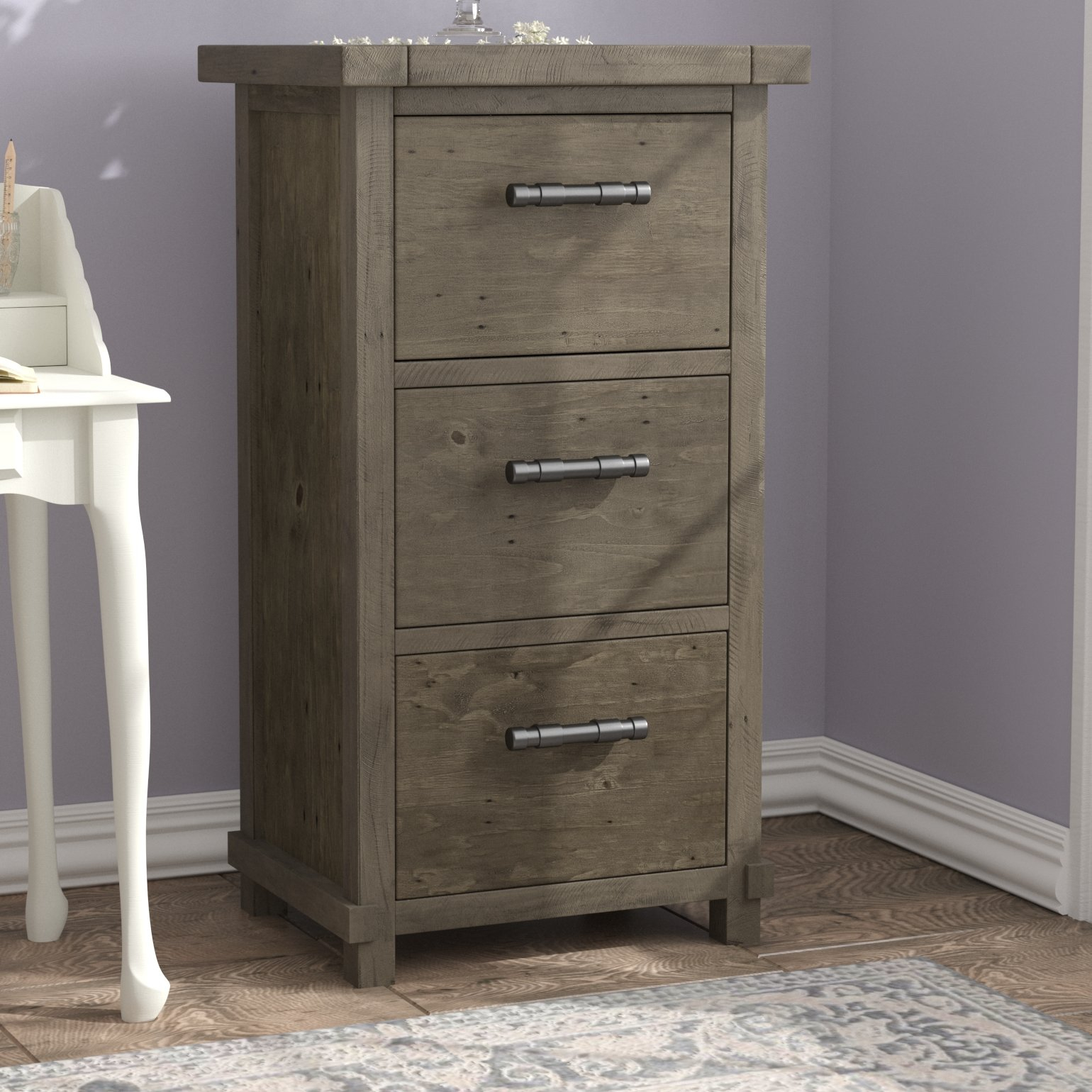 Lark Manor Gertrude 3 Drawer Vertical Filing Cabinet Reviews Wayfair throughout dimensions 1540 X 1540