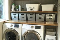 Laundry Room Makeover Wood Counters Walmart Tin Totes Pull Out pertaining to dimensions 1500 X 2000