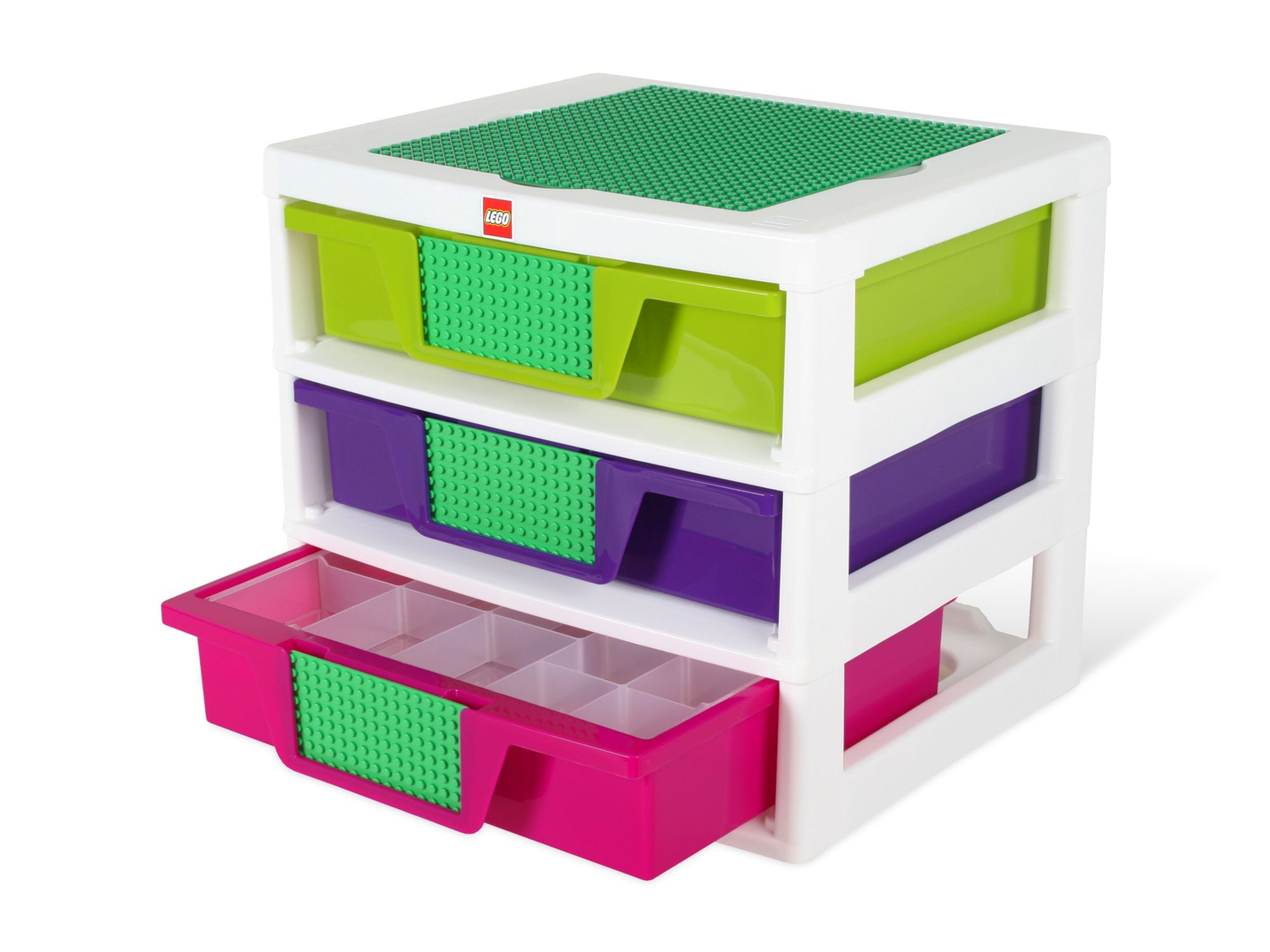 Lego Girls 3 Drawer Storage Bin 5001164 throughout sizing 2000 X 1500