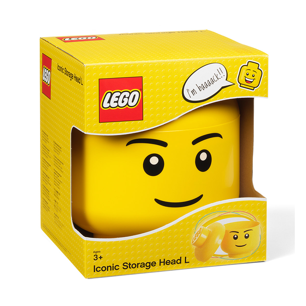 Lego Iconic Storage Head Large Kmart with regard to dimensions 1200 X 1200