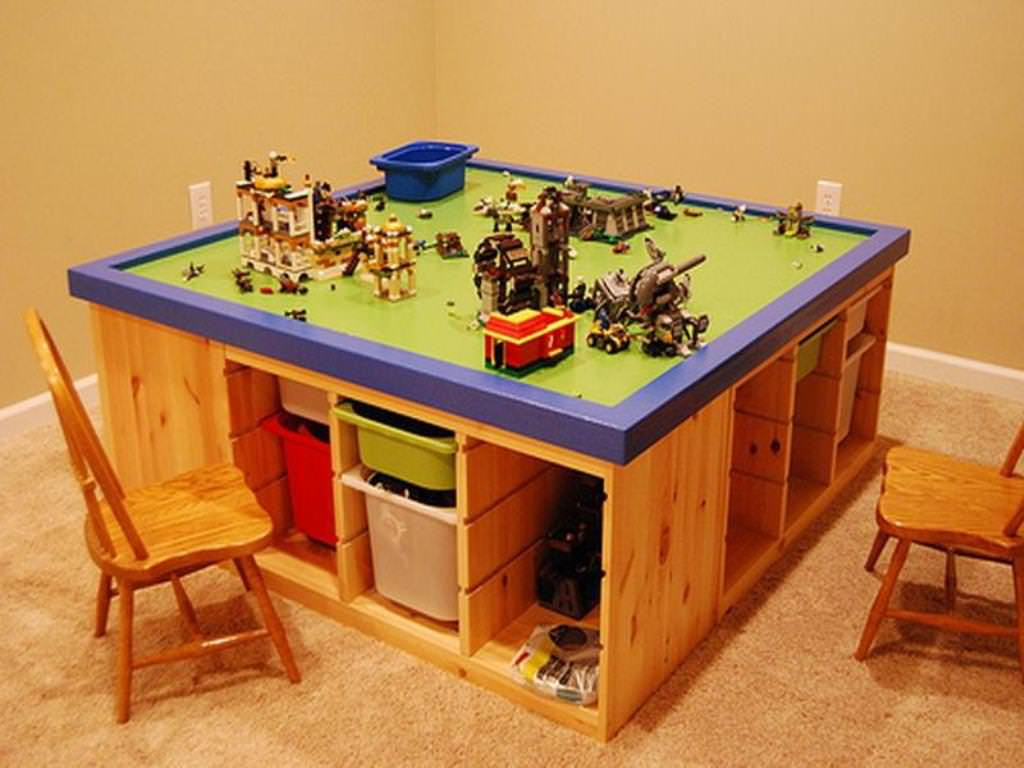 Играть со столом. Игровой стол для детей. Стол конструктор.