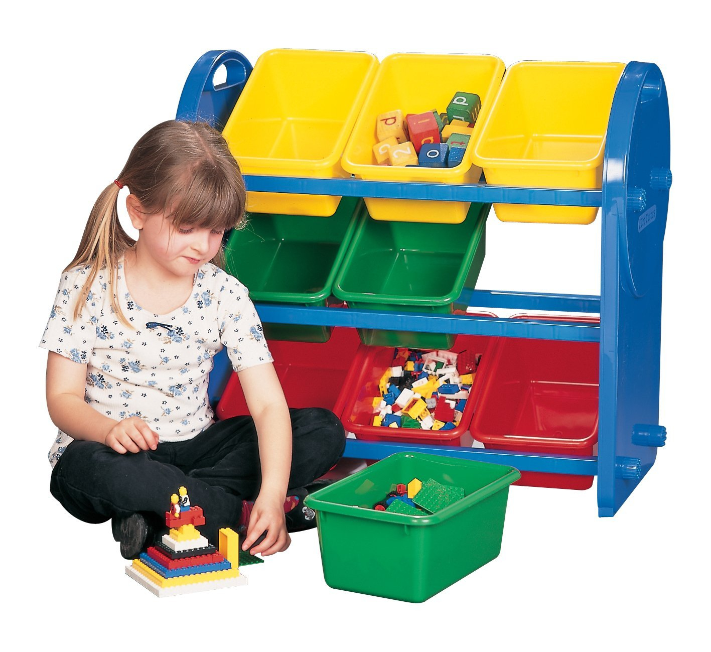 Liberty House 9 Bin Toy Storage Organiser Toys Tidy Strong Durable inside measurements 1417 X 1299