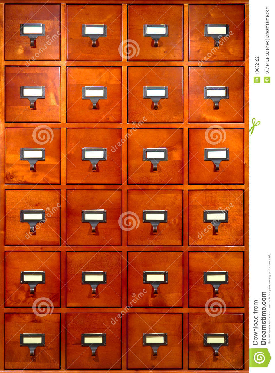 Library File Cabinet With Old Wood Card Drawers Stock Photo Image in size 957 X 1300